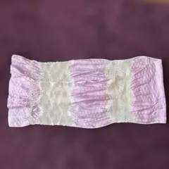 薄紫 シルク混合 帯揚げ