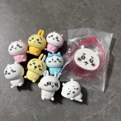 ちいかわ ミニフィギュア マスコット ライトブレス ガチャ うさぎ モモンガ