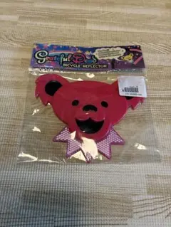 Grateful Dead グレートフルデッド　自転車用リフレクター クマの顔のサムネイル