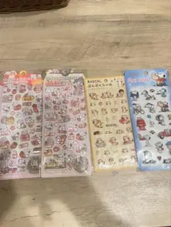 シール 1枚 3Dシール ぷくぷくシール スヌーピー ラスカル