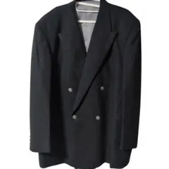 スチュアートケント ダブル紺ブレザー BE8 銀ボタンウール100％