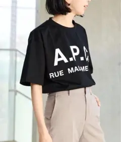 イエナA.P.C. 別注 ビッグロゴ プリントTシャツ XS ビッグシルエットのサムネイル