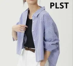 PLST タイプライタークロップドシャツ　Lサイズ