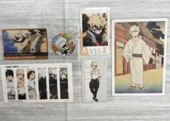 ヒロアカ 爆豪勝己 子供時代缶バッジ＆カードセット