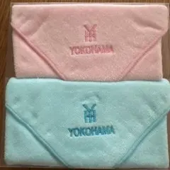 横浜高校 タオルハンカチ 2枚セット ピンク ブルーのサムネイル