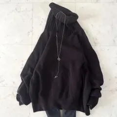 極美品＊スピックアンドスパン カシミヤウールタートルネックニット 日本製