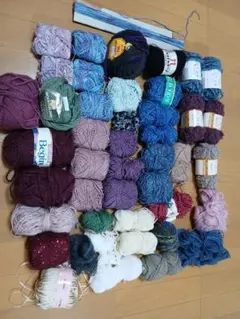 毛糸 まとめ売り 大量セット 46個 刺繍糸