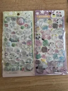 ボンボンドロップシール シマエナガ おばけ