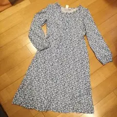GAP KIDS 花柄 長袖ワンピース L　140