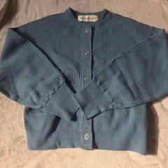 THE SHINZONE ケープリンカーディガン ブルー