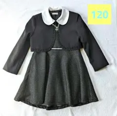 【120】入学式　女の子　セレモニースーツ　アンサンブル　フォーマルワンピース