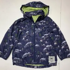 ブリーズ ウインドブレーカー アウトドア柄 ネイビー 120cm