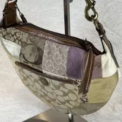✨美品✨ COACH コーチ パッチワーク シグネチャー トートバッグ