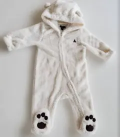 babyGap フード付きロンパース 60cm ホワイト