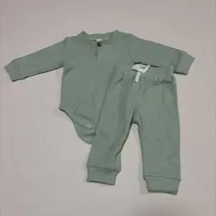 長袖ロンパース　長ズボン　セットアップ　ベビー　韓国子供服