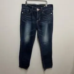 EDWIN  エドウィン　デニム　ジーンズ　ポケット刺繍　エドウィンボタン