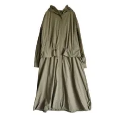 美品❤️ウィルセレクション 2way 上下分離 ドッキングロングコート カーキ Sのサムネイル