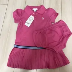 新品タグ付き　ラルフローレン　ワンピース　ピンク　サイズ85