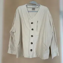 サマンサモスモス、 ノーカラージャケット アイボリー