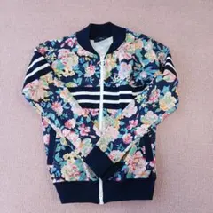 ブルーティ－様専用　 Callaway 花柄 ジップアップ セーターSサイズ