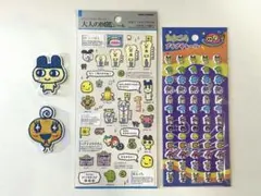 大人の図鑑シール　たまごっち　ワッペン　まめっち　めめっち　おみせっち編