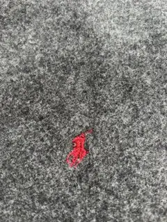 Polo Ralph Lauren グレー マフラー 100%ラムウール