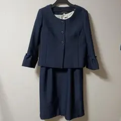 フォーマル　ネイビージャケット　ワンピース　セット　卒業式　入学式