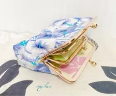 SALE 親子がま口財布 がま口 お財布 ハワイアン ハイビスカス アロハ