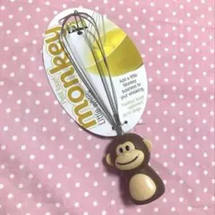 Joie ジョイ　モンキーウィスク　さるの泡だて器ホイッパー　キッチン雑貨未使用のサムネイル