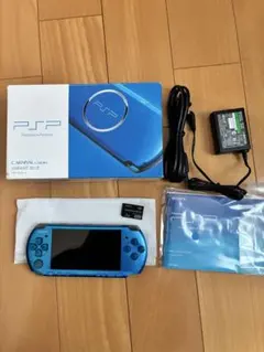 SONY PSP-3000 バイブラントブルー箱付き　ジャンク品