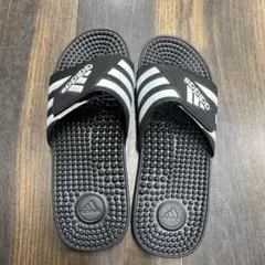 adidas ブラック/ホワイト サンダル