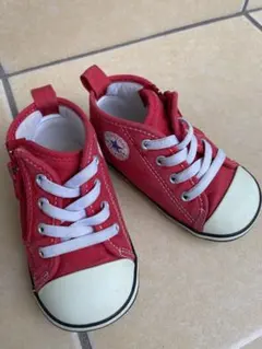 値下げしました　コンバースBABYALLSTAR レッド 13.5センチ