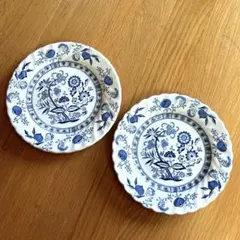 ジョンソンブラザーズ　プレート2枚　イギリス製　ブルーノルディックのサムネイル