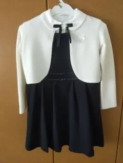 キッズ フォーマル ワンピース シューズ セット 卒業式 入学式 130