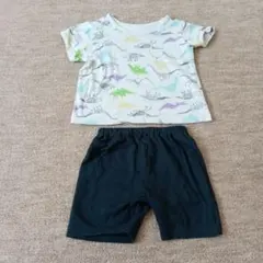 子供用半袖短パンパジャマ 100cm　恐竜柄