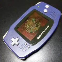 【動作確認済】GBA ゲームボーイアドバンス 本体 バイオレット