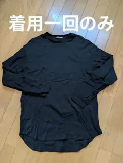 GU　ジーユー　長袖　tシャツ　黒　Мサイズ