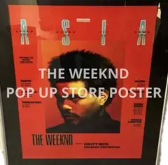 新品未開封 THE WEEKND POP UP STORE POSTER