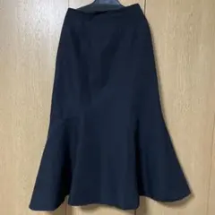 a.v.v　デニム調　アシメ　ロングスカート　マーメイドスカート