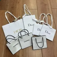 Dior CHANEL ショップ袋 7枚セットのサムネイル