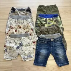 90cm パンツまとめうり 8点 春夏用