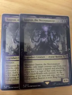 MTG シルバー foil 英語版 サウロンの遺物 銀幕 指輪物語 MTG シルバー foil 英語版 サウロンの遺物 銀幕 指輪物語 銀幕 FOIL