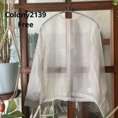 Colony2139 オーガンジーシャツプルオーバー　フリー　定価4950　新品