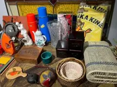 昭和レトロ まとめ売り セット インテリア 当時物 食器 雑貨 小物入 鉛筆