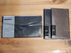 新品未使用‼廃盤商品‼キングジム　レザフェス　カードホルダー　ドキュメントケースのサムネイル