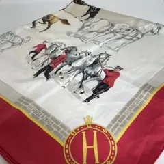 美品⭐︎お値下げHERMÈS エルメス　赤大判スカーフ 2026年最新】エルメス スカーフ 赤の人気アイテム - メルカリ