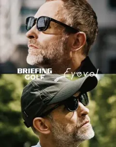 【新品完売品】ブリーフィング×アイヴォル コラボキャップ　黒 即完売コラボ】BRIEFING GOLF × Eyevolの第2弾は街でもスポーツ