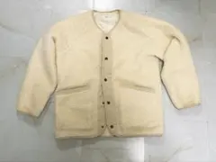 ボアジャケット クリーム色