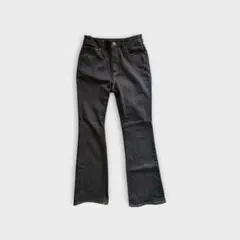 GU ミドルライズフレアジーンズ M　221-344642