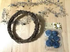 リース　花飾り　手作り用セット